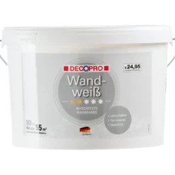 DECOPRO Wandweiß 10 Liter matt