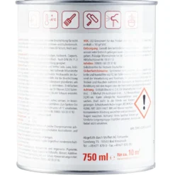 DECOPRO Wetterschutzfarbe taubenblau seidenglänzend 750 ml