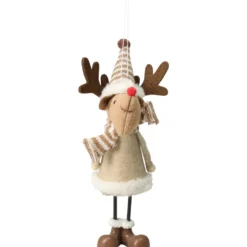 Dekofigur Rentier stehend 21 cm - 3-fach sortiert