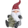 Dekofigur Weihnachtsmann 12 cm beflockt in verschiedenen Ausführungen
