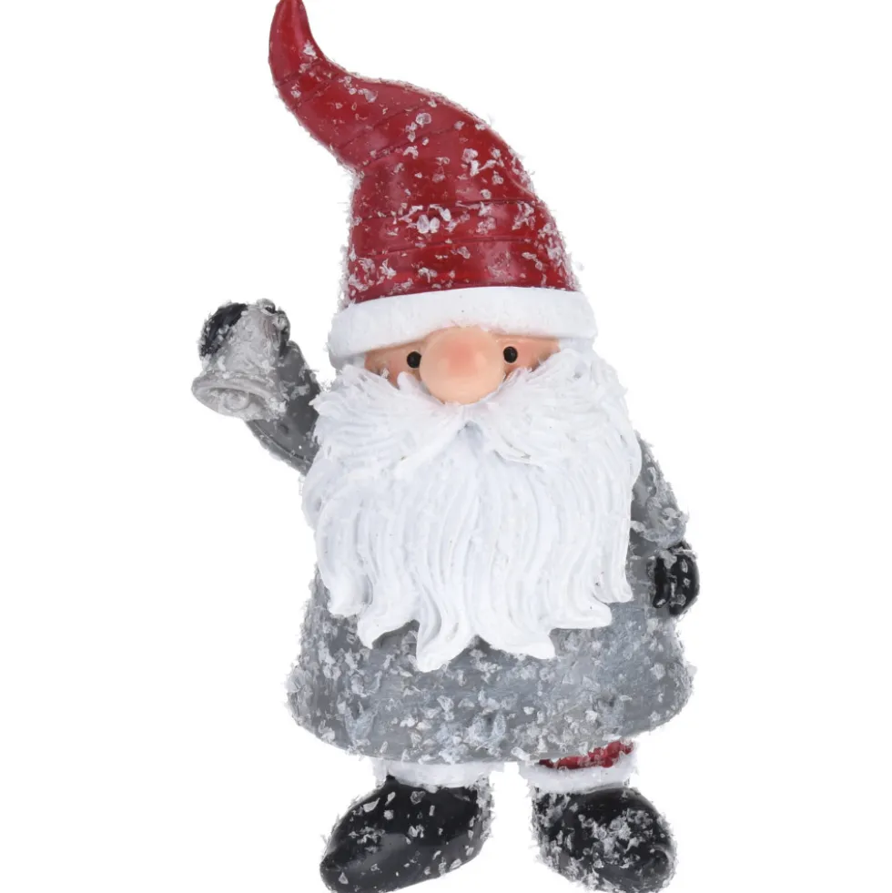 Dekofigur Weihnachtsmann 12 cm beflockt in verschiedenen Ausführungen