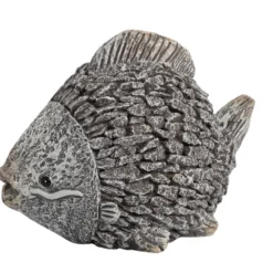 Deko Steinfigur Fisch aus Magnesium