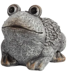Deko-Steinfigur Frosch aus Magnesiumoxid