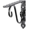 Design-Konsole ORNAMENT 13 kg Belastbarkeit in schwarz aus Stahl