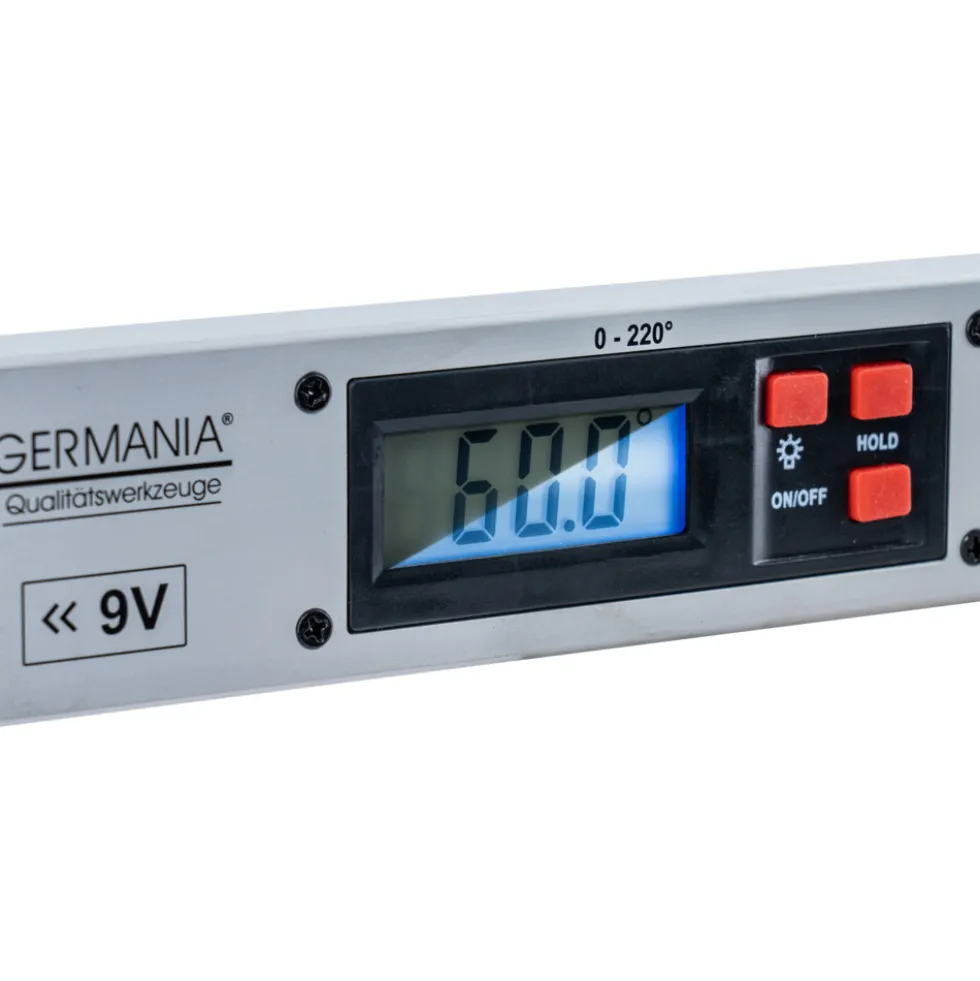 Digitaler LCD Winkelmesser 450mm Wasserwaage Gradmesser Schmiege