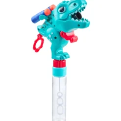 Dino-Pistole mit Seifenblasenstab, 4-fach sortiert