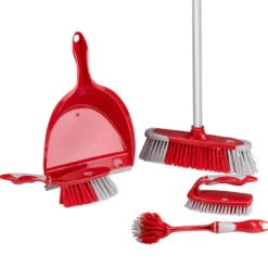 Dirt Devil Putz-Set 6-teilig rot-grau