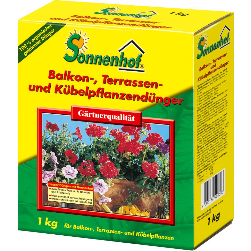 Dünger für Balkon-, Terrassen- und Kübelpflanzen 1 kg