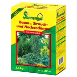 Dünger für Bäume, Sträucher und Hecken 2,5 kg