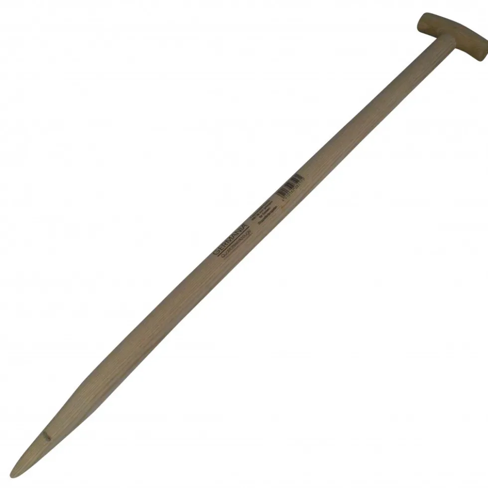 Doppelfeder-Spatenstiel Damen Esche 93 cm gebogen