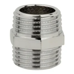 Doppelnippel verchromt 1/2'' AG x 1/2" AG