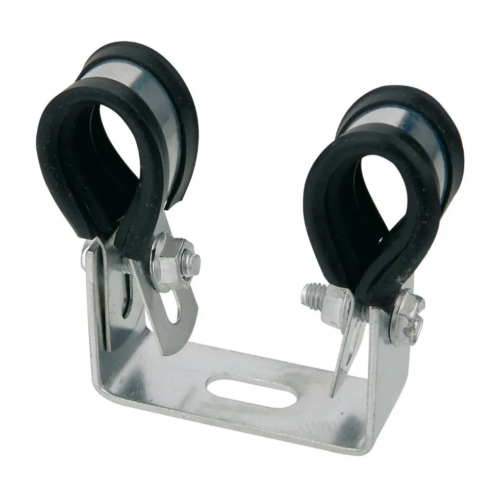 Doppelrohrschelle 21-23 mm schallgedämmt