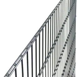 Doppelstab-Gittermatte für Zaunhöhe 100 cm anthrazit