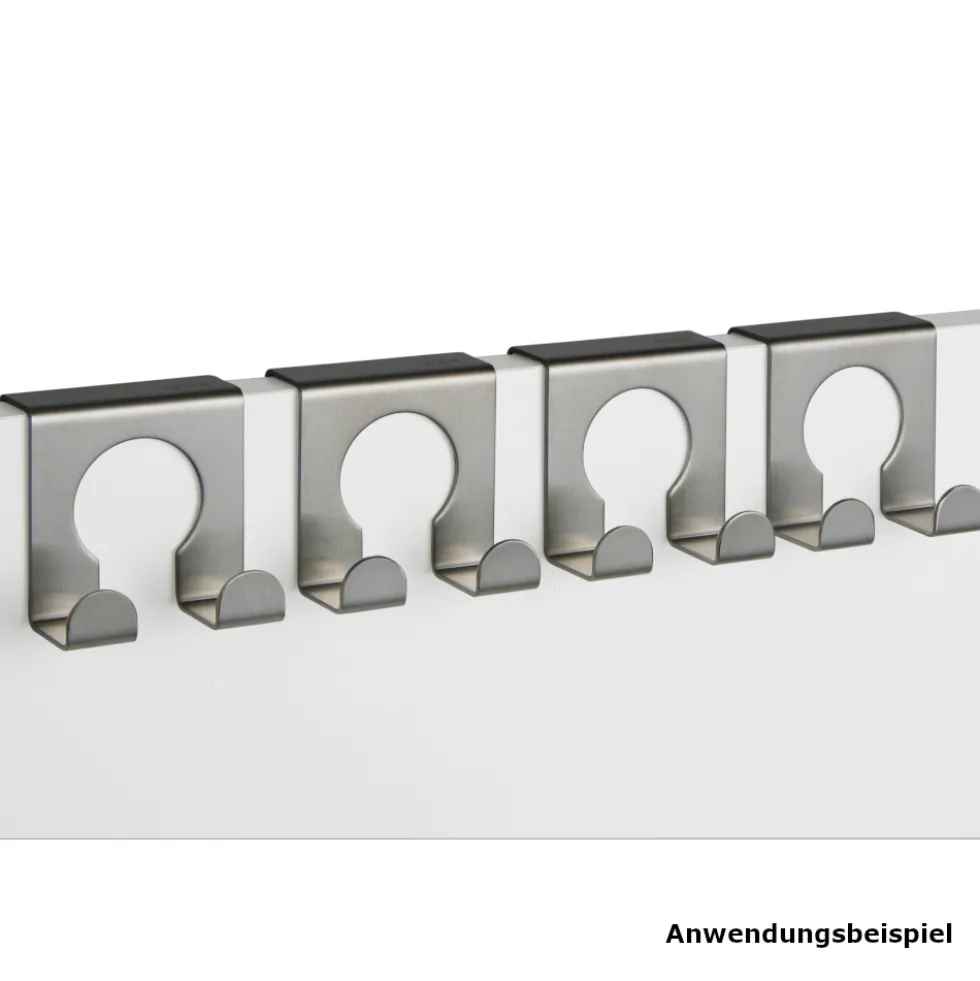 Doppel-Türhakenset 4 Stück aus Edelstahl je 5,1 x 4,5 x 5,1 cm