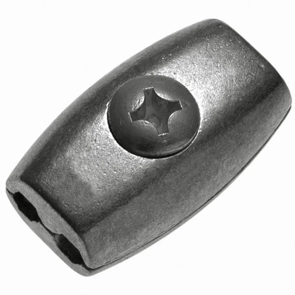 Drahtseilklemmen Aluminium 3 mm 2 Stück