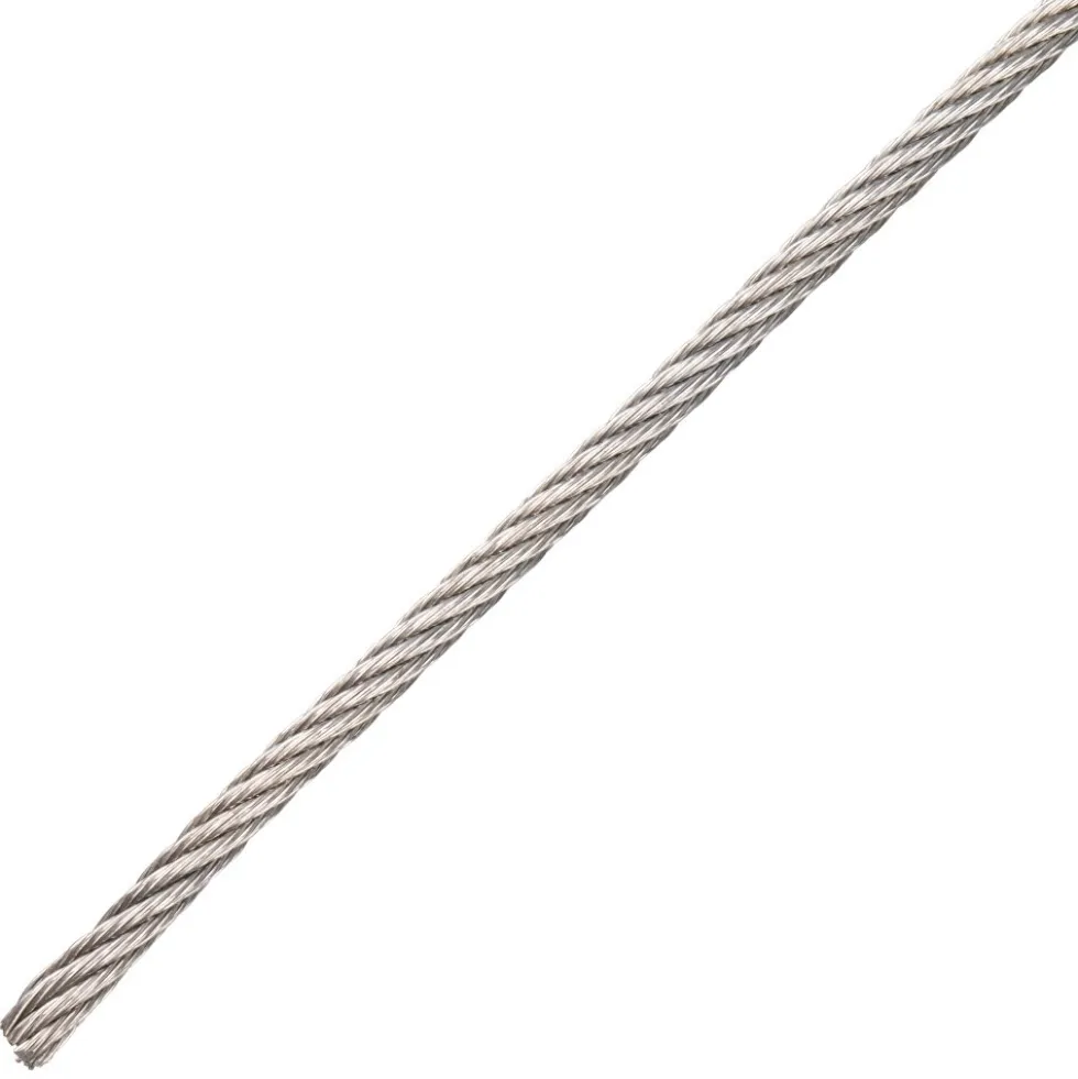 Drahtseil Ø 4 mm Stahl verzinkt, Meterware