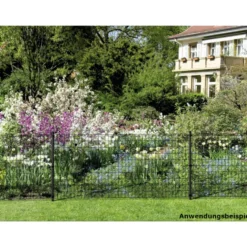 Drahtzaun-Set Fix-Clip Pro® anthrazit 25 m x 122 cm