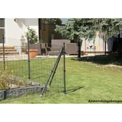 Drahtzaun-Set Fix-Clip Pro® anthrazit 25 m x 122 cm