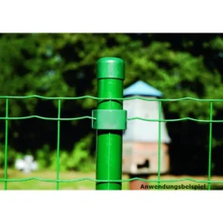 Drahtzaun-Set Fix-Clip Pro® grün 10 m x 102 cm