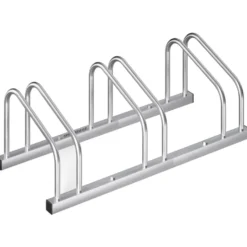 Dreifach-Fahrradständer Boden- und Wandmontage, Metall