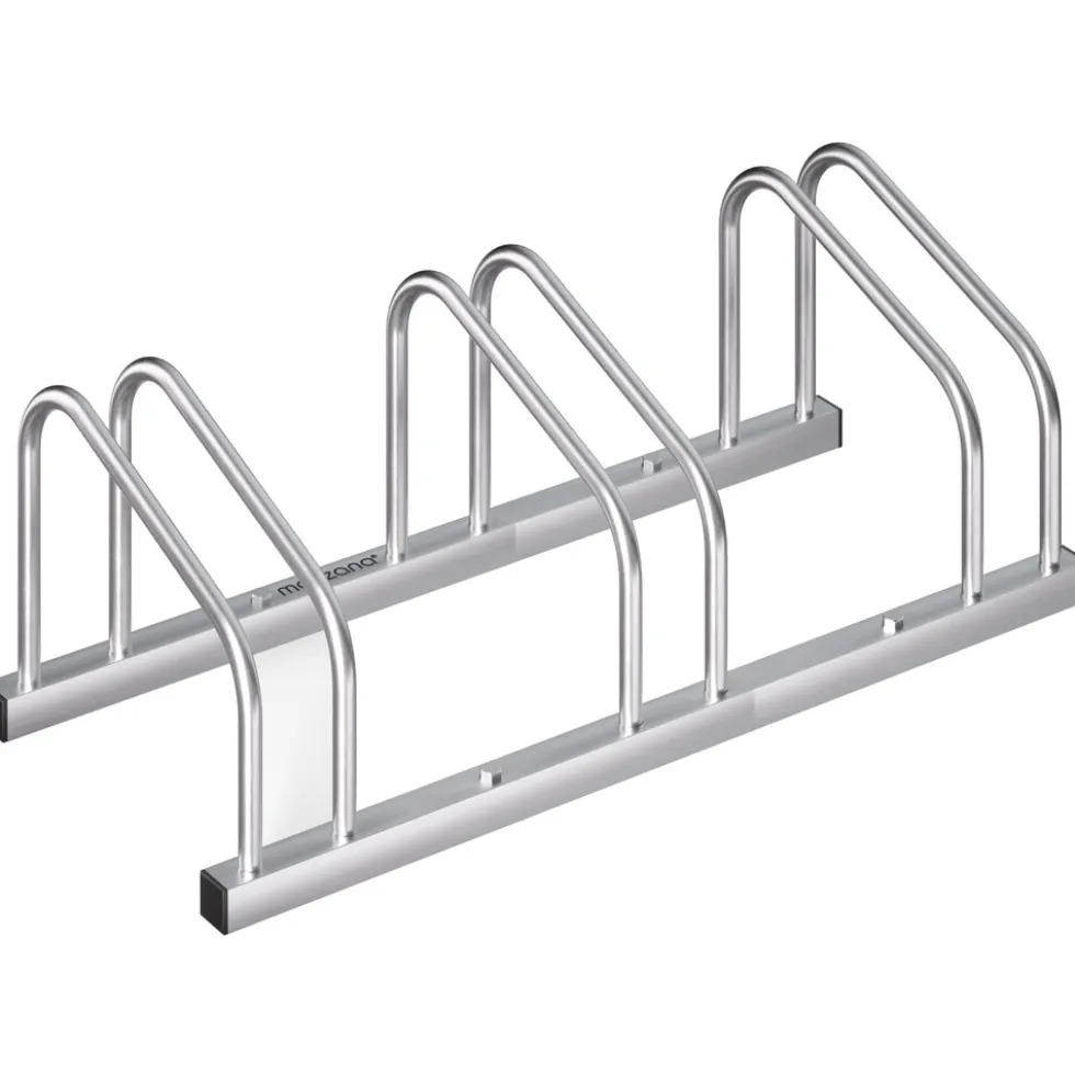 Dreifach-Fahrradständer Boden- und Wandmontage, Metall