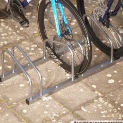 Dreifach-Fahrradständer Boden- und Wandmontage, Metall