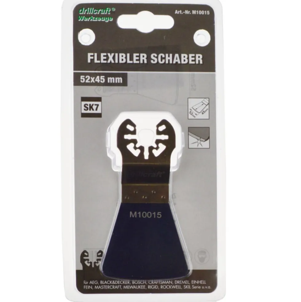 Drillcraft Schaber flexibel 52 x 45 mm