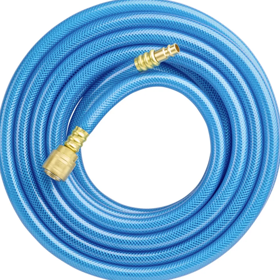 Druckluftschlauch 9mmx10m 3/8" 17bar Schnellkupplung