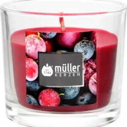 Duftkerze Wild Berries im Glas 65 x Ø 70 mm