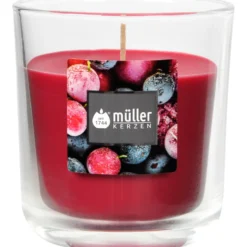 Duftkerze Wild Berries im Glas 88 x Ø 80 mm