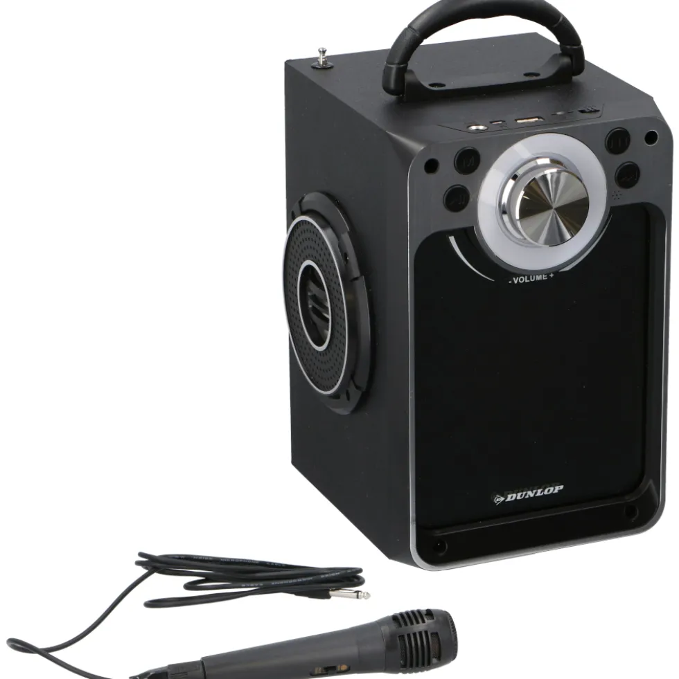 Dunlop Bluetooth-Lautsprecher 2x5 Watt - mit Mikrofon