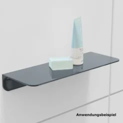 Duschablage 35 x 12,5 x 5 cm in Anthrazit
