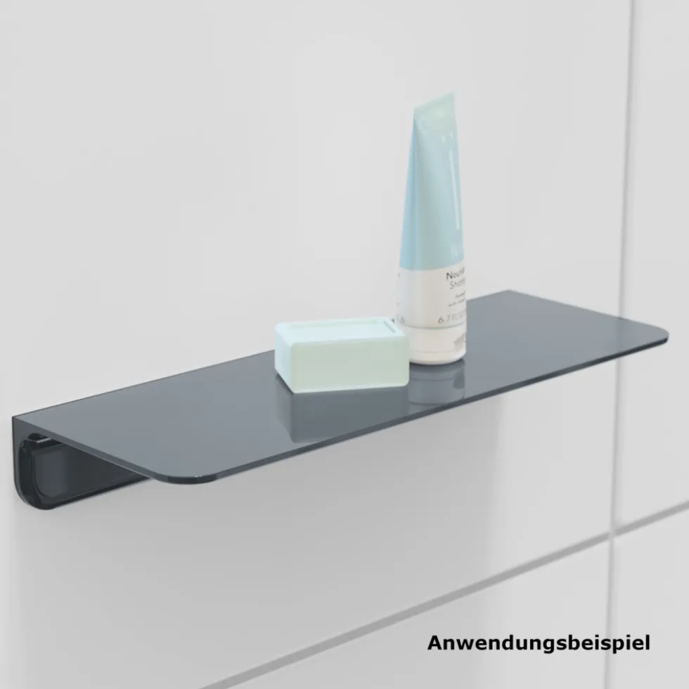 Duschablage 35 x 12,5 x 5 cm in Anthrazit