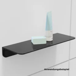 Duschablage 35 x 12,5 x 5 cm in Schwarz