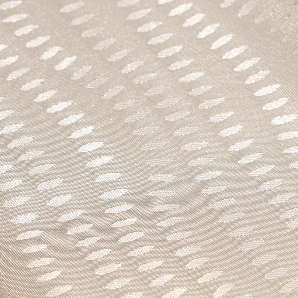 Duschvorhang in Creme 180x180 cm aus Polyester