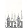 Duschvorhang Skyline London 180x200 cm aus Polyester