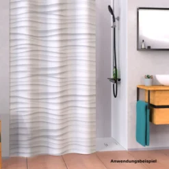 Duschvorhang White Wave
