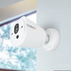 Easy IP-Cam HD Überwachungskamera Wireless TX-55 in weiß