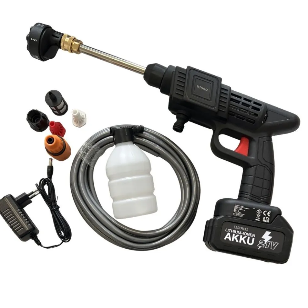 EASYmaxx Akku-Hochdruckreiniger 21V schwarz