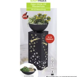 EASYmaxx LED-Dekosäule ''Sternschnuppe'' 87 cm