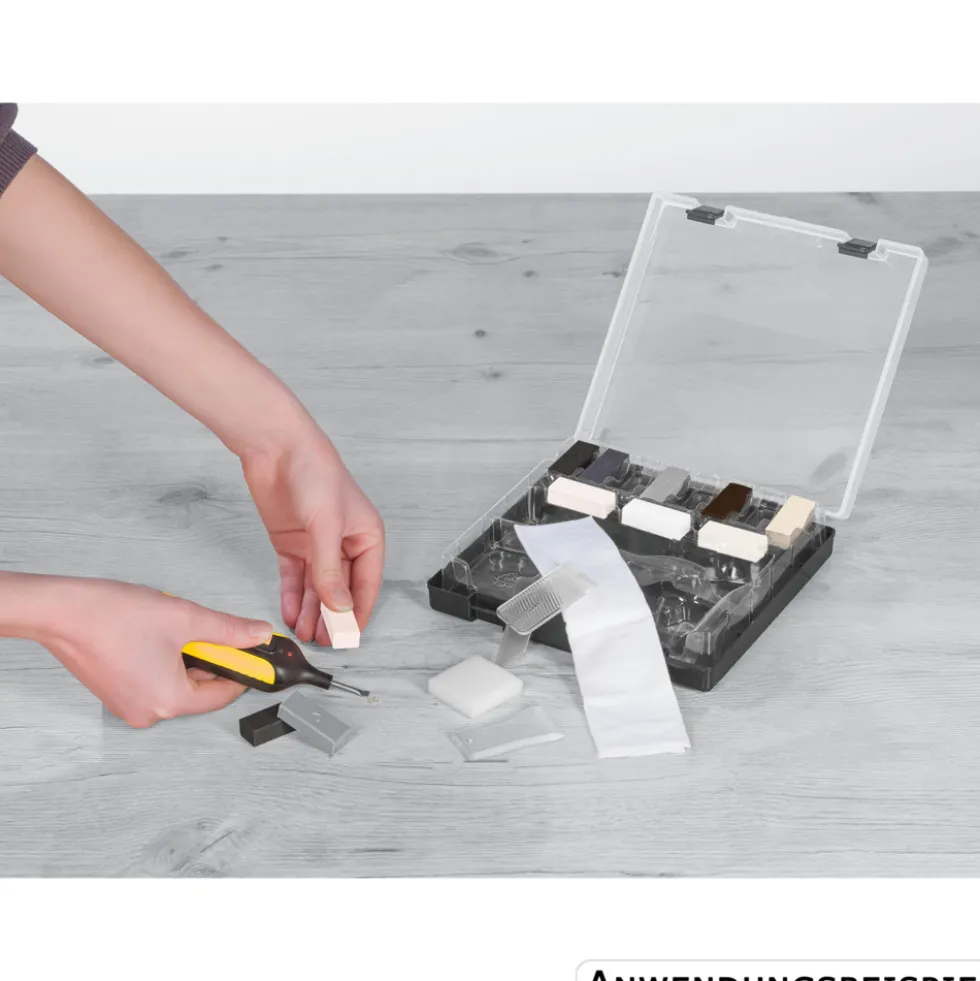 EASYmaxx Reparatur-Set Vinyl und Plastik 19-tlg. 3 Volt