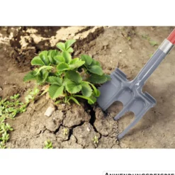 EASYmaxx Spatengabel mit Wurzelsäge
