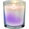 Echtwachs-Kerze 9 cm mit Farbwechsel-LED im Glas