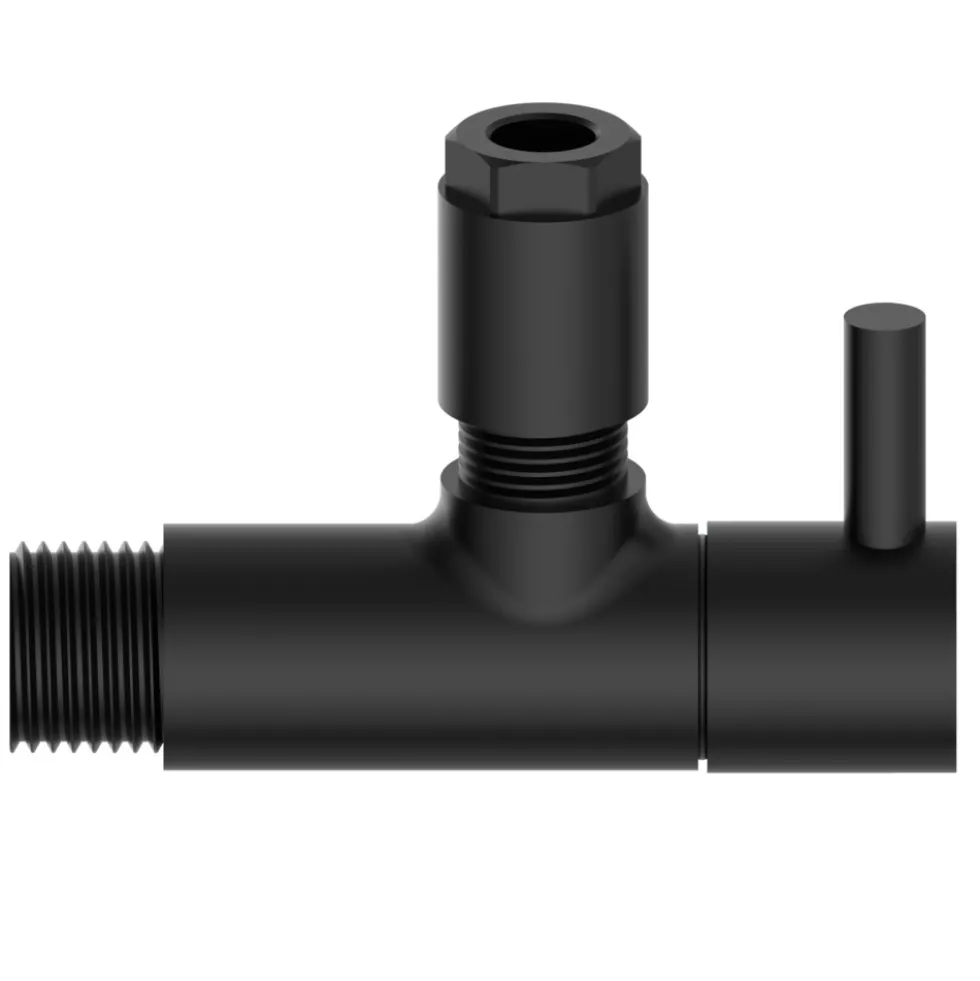Eckventil mit Rosette