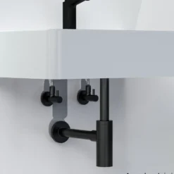 Eckventil mit Rosette
