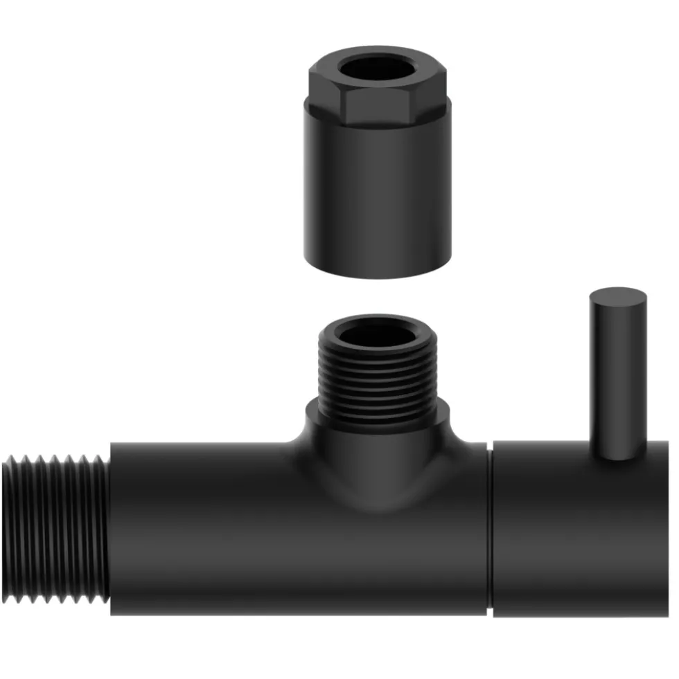 Eckventil mit Rosette