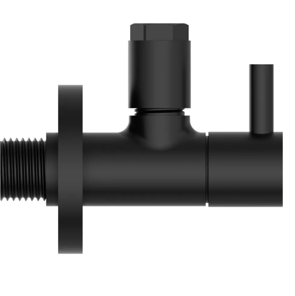 Eckventil mit Rosette
