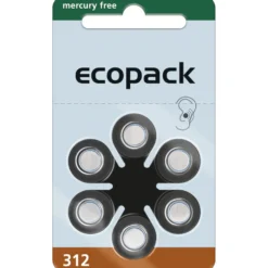 ECO Pack Hörgerätebatterie Typ312