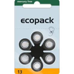 ECO Pack Hörgerätebatterie Typ13