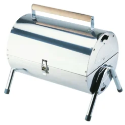 Edelstahl-Grilltonne
